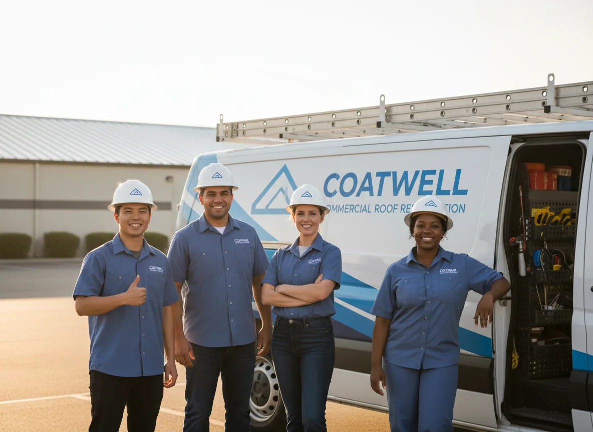 Commercial roof coating company in Mclemoresville, TN