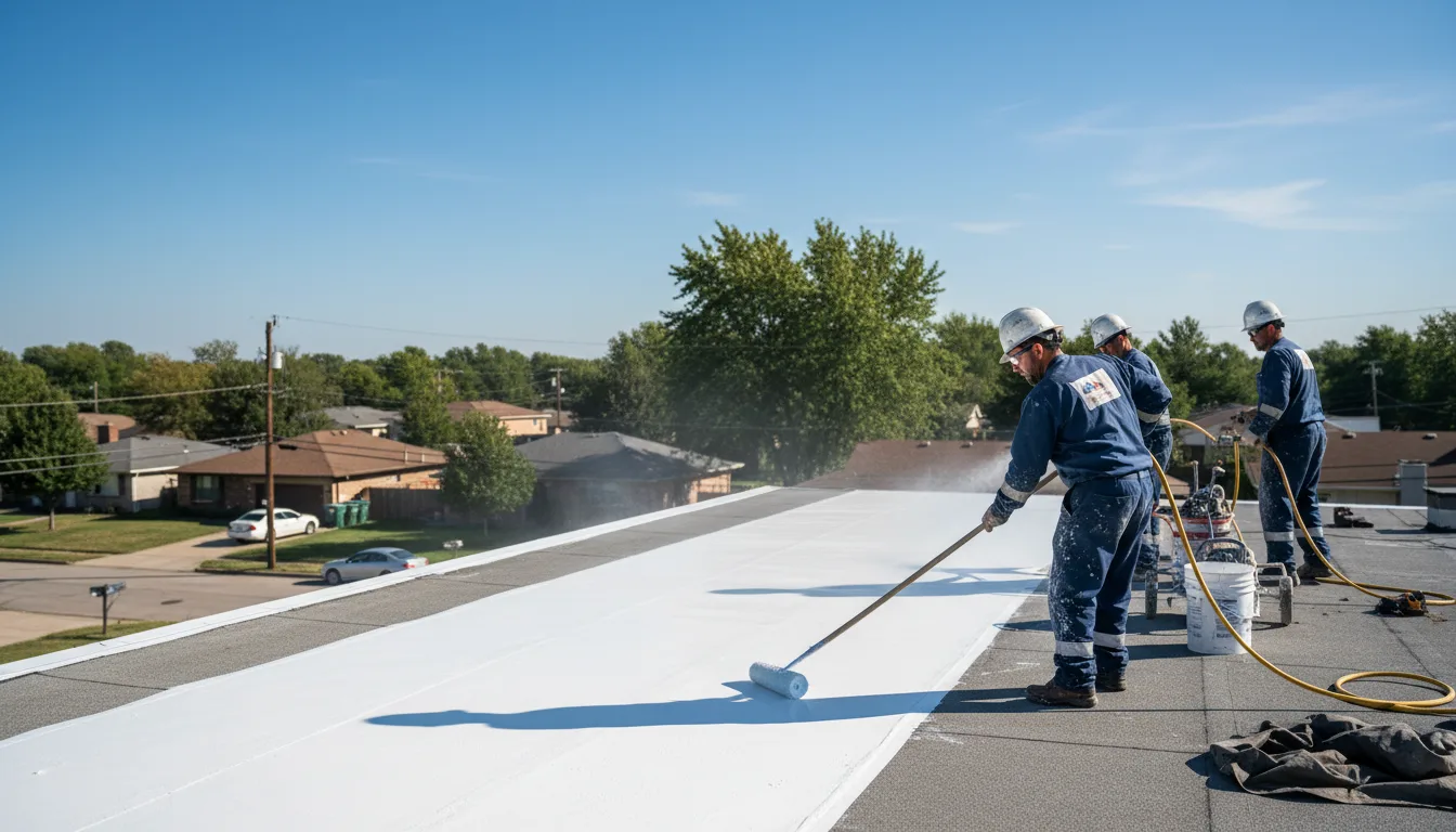 Commercial roof coating in Mclemoresville, TN near me